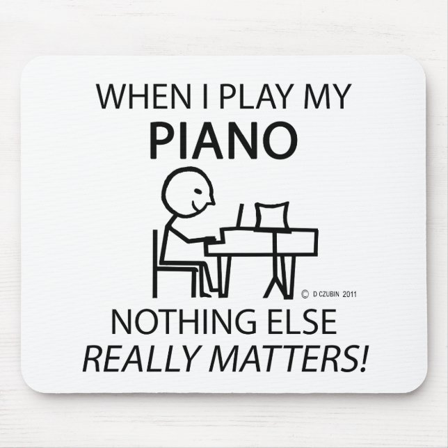 Mousepad Piano Nada Mais Importa (Frente)