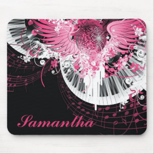 Mousepad Piano Personalizado de Bola de Disco Dance Music