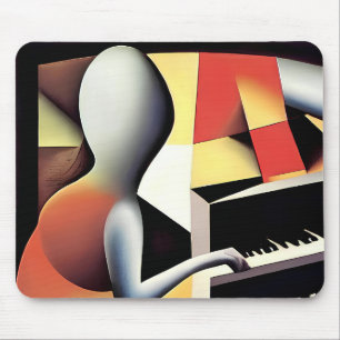 Mousepad Piano Player - Arte de Pincel