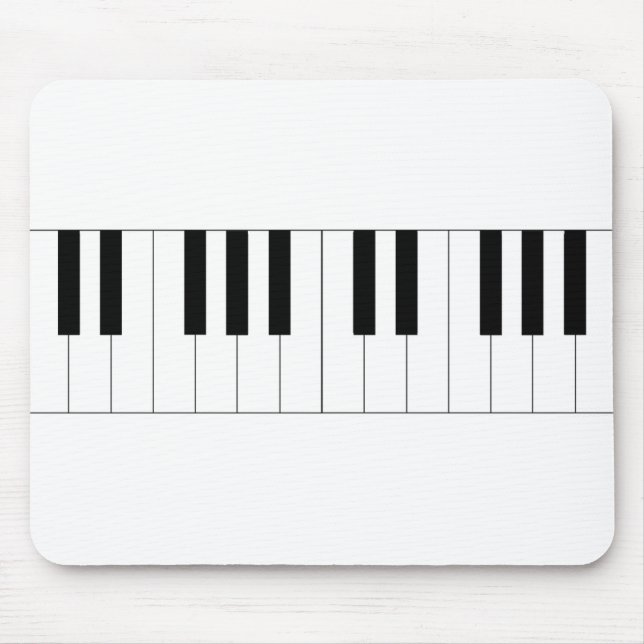 Mousepad piano, teclas de piano (Frente)