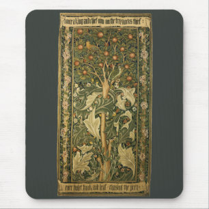 Mousepad Pica-Pau de William Morris, Arte Têxtil Vintage