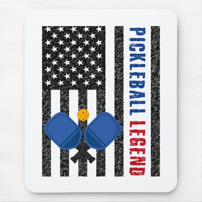 Mousepad Pickleball Legend EUA (Frente)