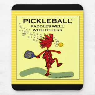 Mousepad Pickleball rema bem com outro