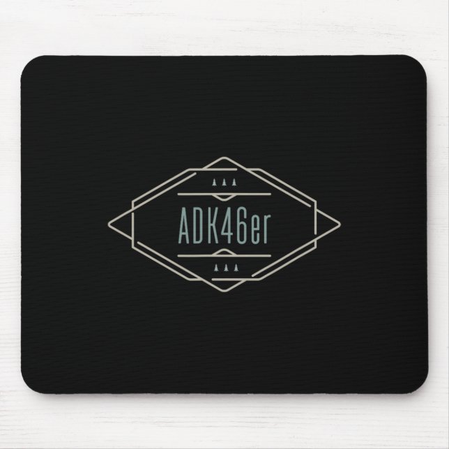 Mousepad Picos Altos Adk46er Montanhas Adirondack, Caminhad (Frente)