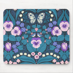 Mousepad Picos, aves e borboletas