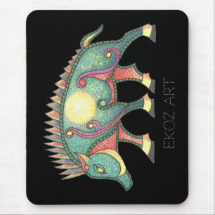 Mousepad Pictic Boar Sun