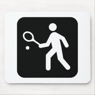 Mousepad Pictograma do Racquetball do tênis