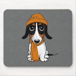 Mousepad Piebald Dachshund Cachorro-Hipster