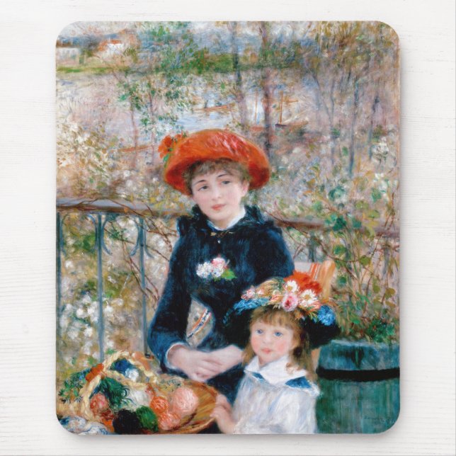 Mousepad Pierre-Auguste Renoir , As Duas Irmãs (Frente)