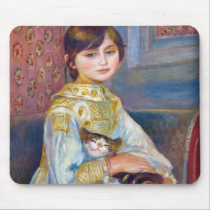 Mousepad Pierre-Auguste Renoir - Criança com Gato