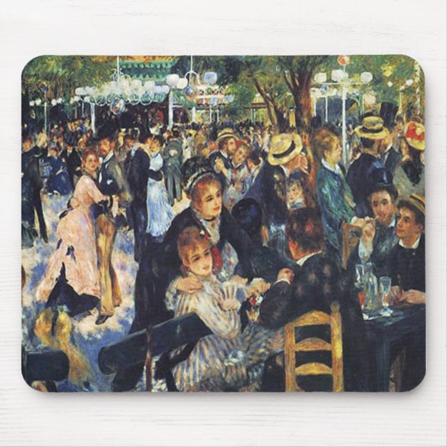Mousepad Pierre Auguste Renoir - dance no la G de Le Moulin (Frente)