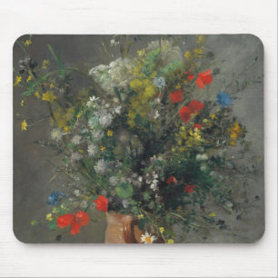 Mousepad Pierre-Auguste Renoir - Flores num Vase 1866