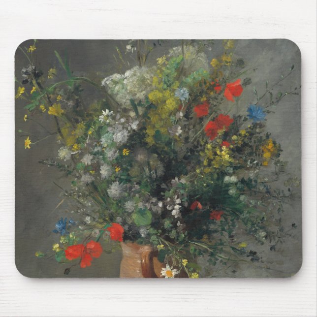 Mousepad Pierre-Auguste Renoir - Flores num Vase 1866 (Frente)