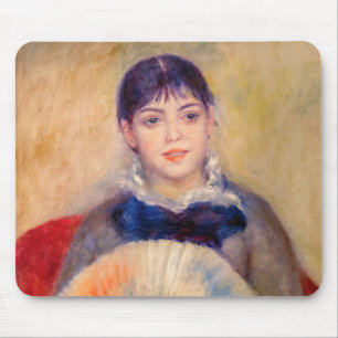 Mousepad Pierre-Auguste Renoir - Garota com ventilador