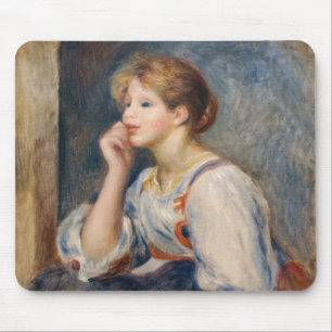 Mousepad Pierre-Auguste Renoir - Mulher com Letra