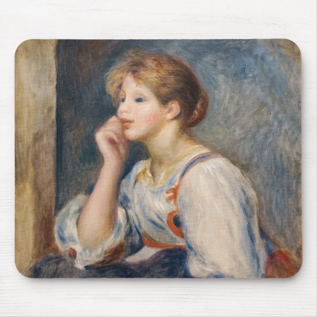 Mousepad Pierre-Auguste Renoir - Mulher com Letra (Frente)