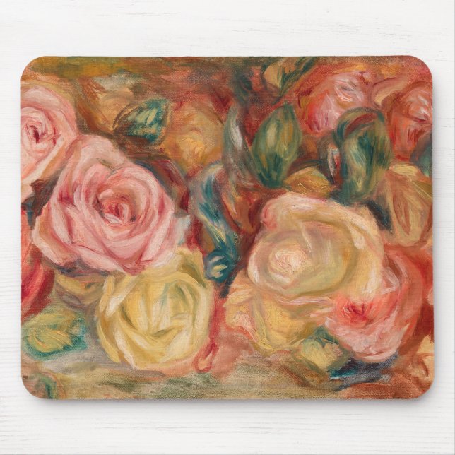 Mousepad Pierre-Auguste Renoir - Rosas (Frente)