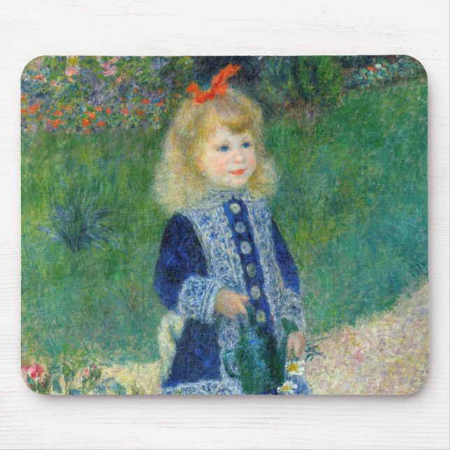Mousepad Pierre-Auguste Renoir - Uma garota com uma lata de (Frente)
