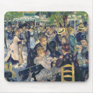 Mousepad Pierre uma bola de Renoir no Moulin de la