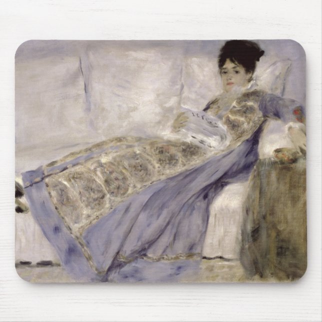 Mousepad Pierre uma senhora Monet de Renoir | em um sofá (Frente)