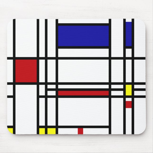 Mousepad piet mondrian , Composition (Frente)
