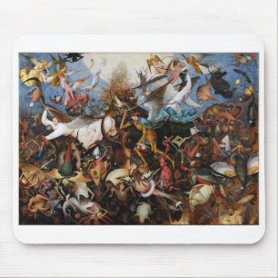 Mousepad Pieter Bruegel, "A queda dos anjos rebeldes"