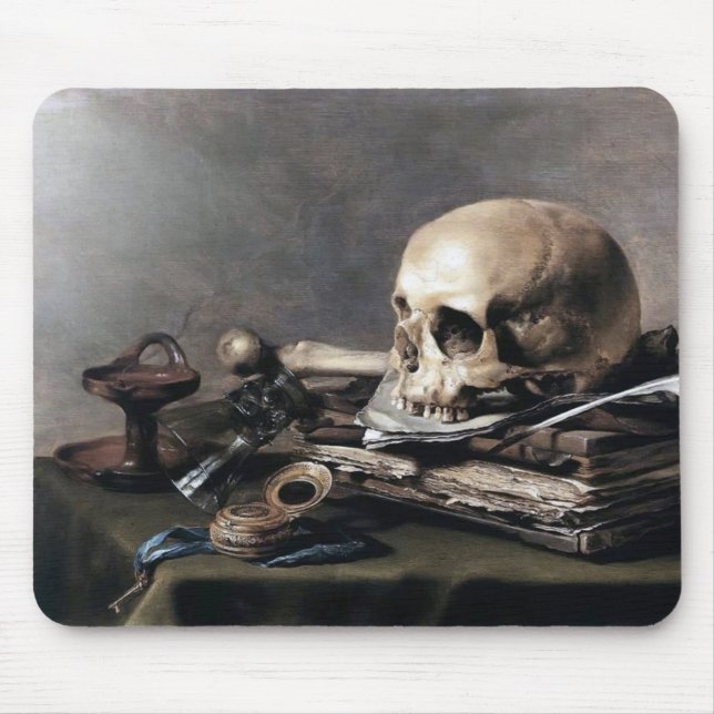 Mousepad Pieter Claesz, gótico (Frente)