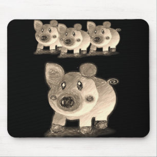 Mousepad Pig