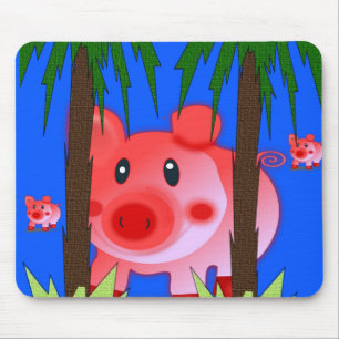 Mousepad Pig