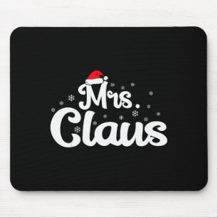 Mousepad Pijama Combinante de Natal da Sra. Claus Família