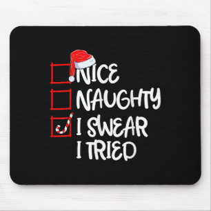 Mousepad Pijama de Natal engraçado da família Legal Travess