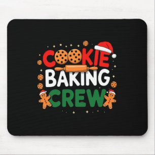 Mousepad Pijamas da Tripulação do Rei do Biscoito de Natal 