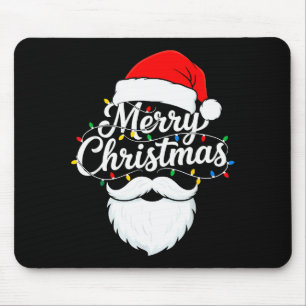 Mousepad Pijamas Natal Família Barba de Papai Noel Combinan