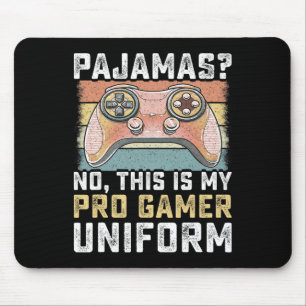Mousepad Pijamas Sem Pro Gamer Piadas Video Games Rapazes A