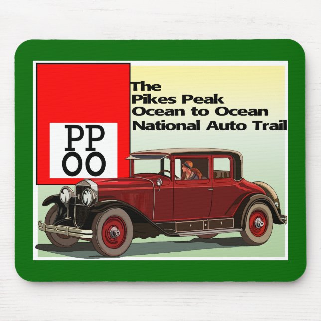 Mousepad Pikes Pico Oceano a Caminho Automático do Oceano (Frente)