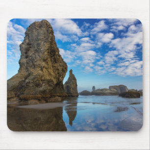 Mousepad Pilares de rocha no Bandon Beach em Bandon, Oregon