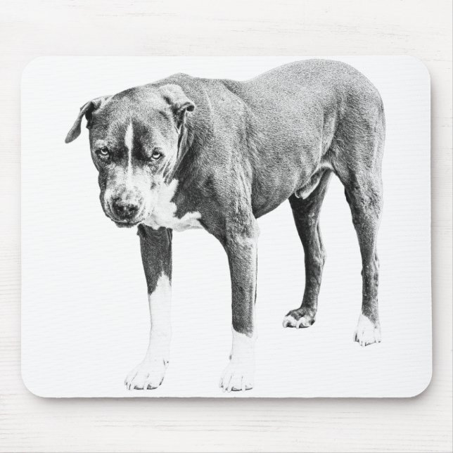 Mousepad Pilha de Touro de Pilha Sombreada (Frente)
