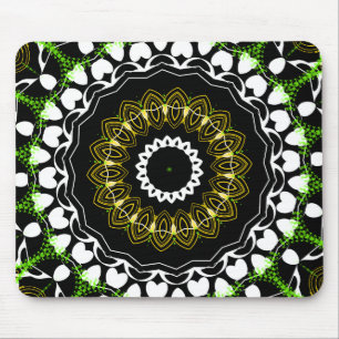 Mousepad Pilha do mouse Design de Abstrato de arte retrorat