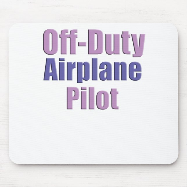 Mousepad piloto de avião (Frente)
