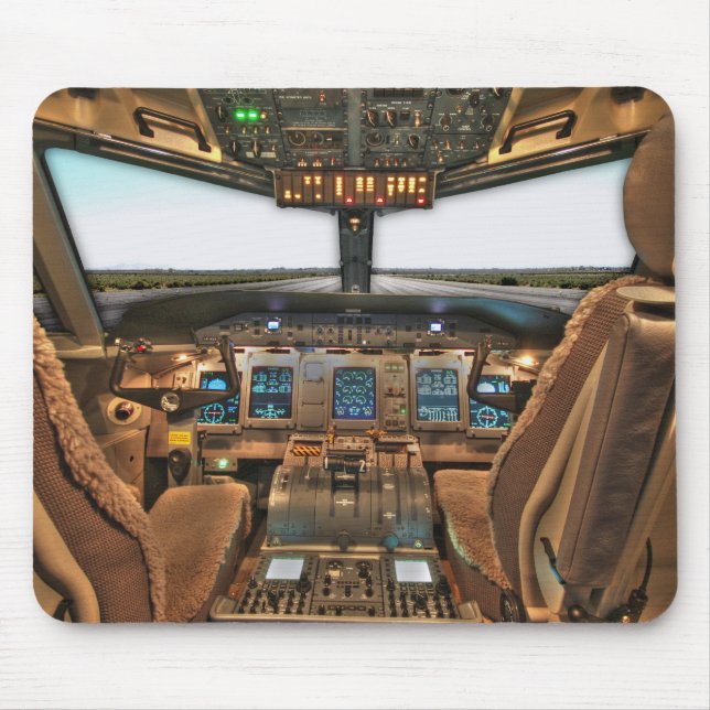 Mousepad Piloto de avião comercial (Frente)
