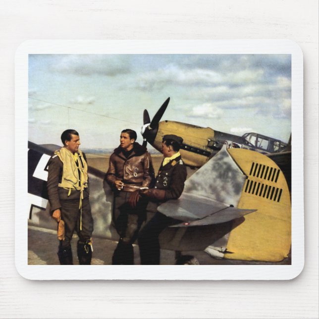 Mousepad Pilotos ME-109 alemães de WWII (Frente)
