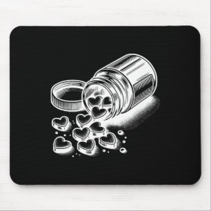 Mousepad Pílulas de Amor Presentes do Dia dos Namorados Esp