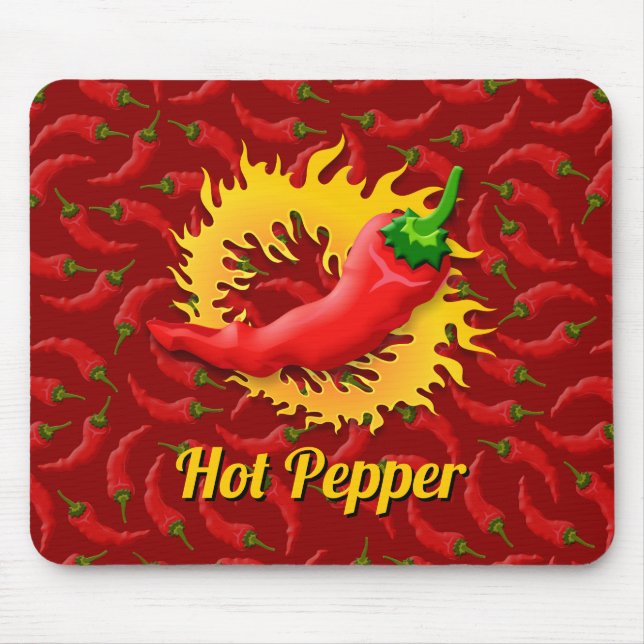 Mousepad Pimenta com Pão de Mouse Flame (Frente)