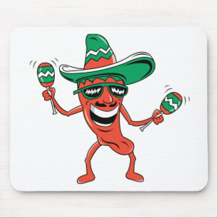 Mousepad Pimenta de pimentão da dança