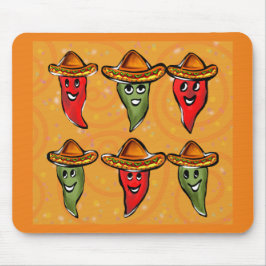 Mousepad Pimentões Cinco de Mayo