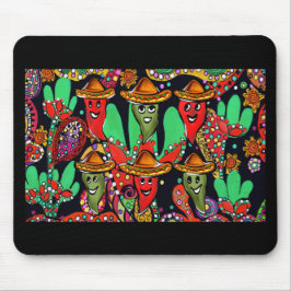 Mousepad Pimentões Cinco de Mayo