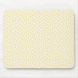 Mousepad Pinceladas Neutras Modernas Chic Amarelo Suave
