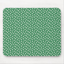 Mousepad Pinceladas Neutras Modernas Chic Folha Verde