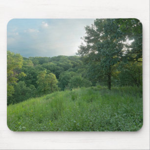 Mousepad Pine Bend Bluff Sobrevendo áreas florestais do Val