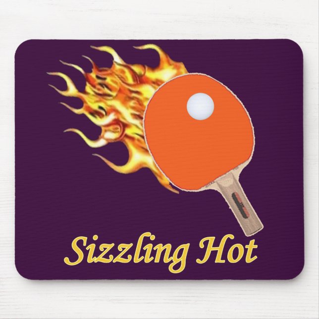 Mousepad Ping Pong De Sizzling Hot Flaming (Frente)